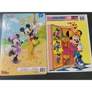 Disney Minnie Mouse hard board puzzles
